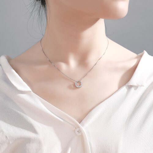 Timeless Charm Ring Pendant Necklace