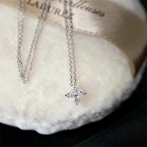Geometric Flower Necklace