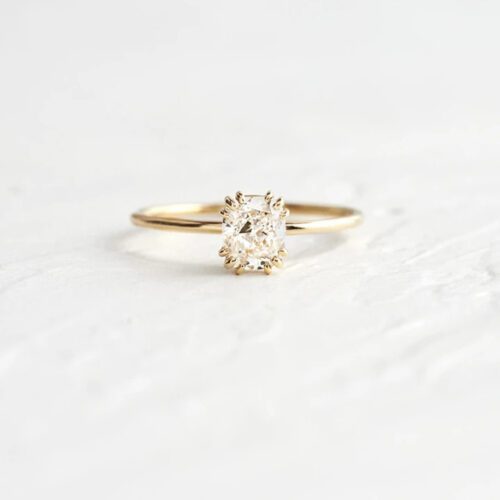 Round Zircon Ring