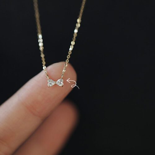 Light Bow Necklace