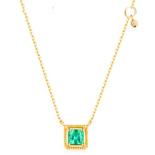 Cube Pendant Necklace