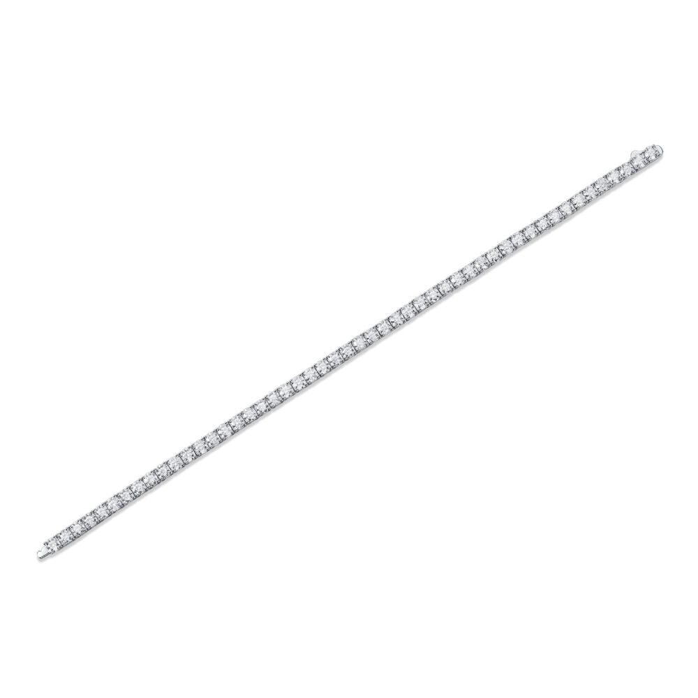 Unique Luxury Fashion Mosan Diamond S925 Silver Bracelet - Image 3