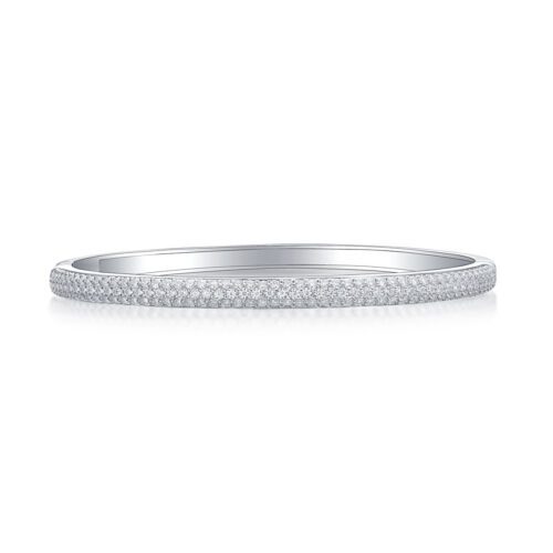 Monologue Luxury Fashion Set Mosan Diamond S925 Silver Bracelet