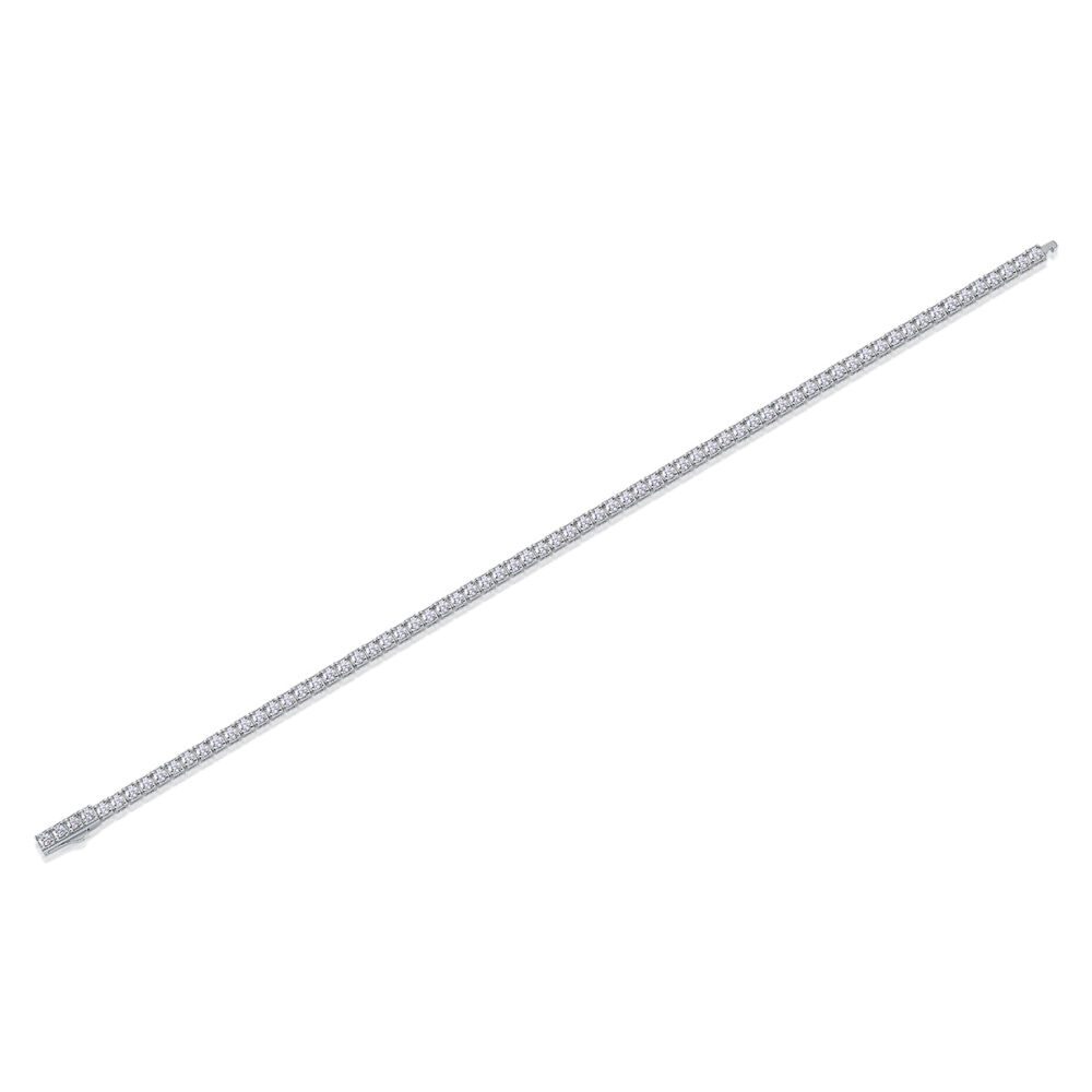 One Of A Kind Luxury Fashion Mosan Diamond Silver Jewelry Comparable To Natural Diamond Bracelet - Image 2