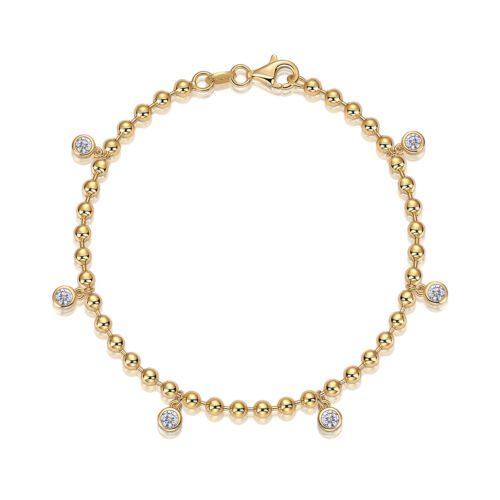 Luxury Fashion Mossan Diamond S925 Silver Bracelet Comparable To Natural Diamonds
