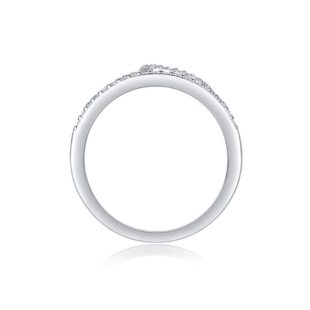 Crown Diamond Ring Luxury And Stylish Moissanite Silver Ring - Image 2