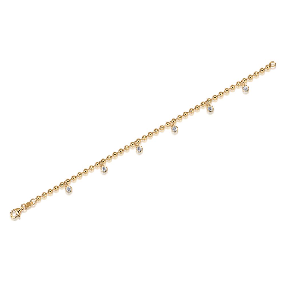 Luxury Fashion Mossan Diamond S925 Silver Bracelet Comparable To Natural Diamonds