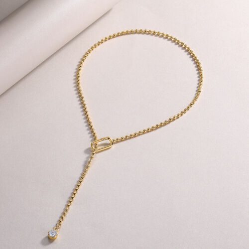 Gem Tassels Luxury Fashion Diamond Pendant Necklace Set With Mosan Diamond Silver Ornaments