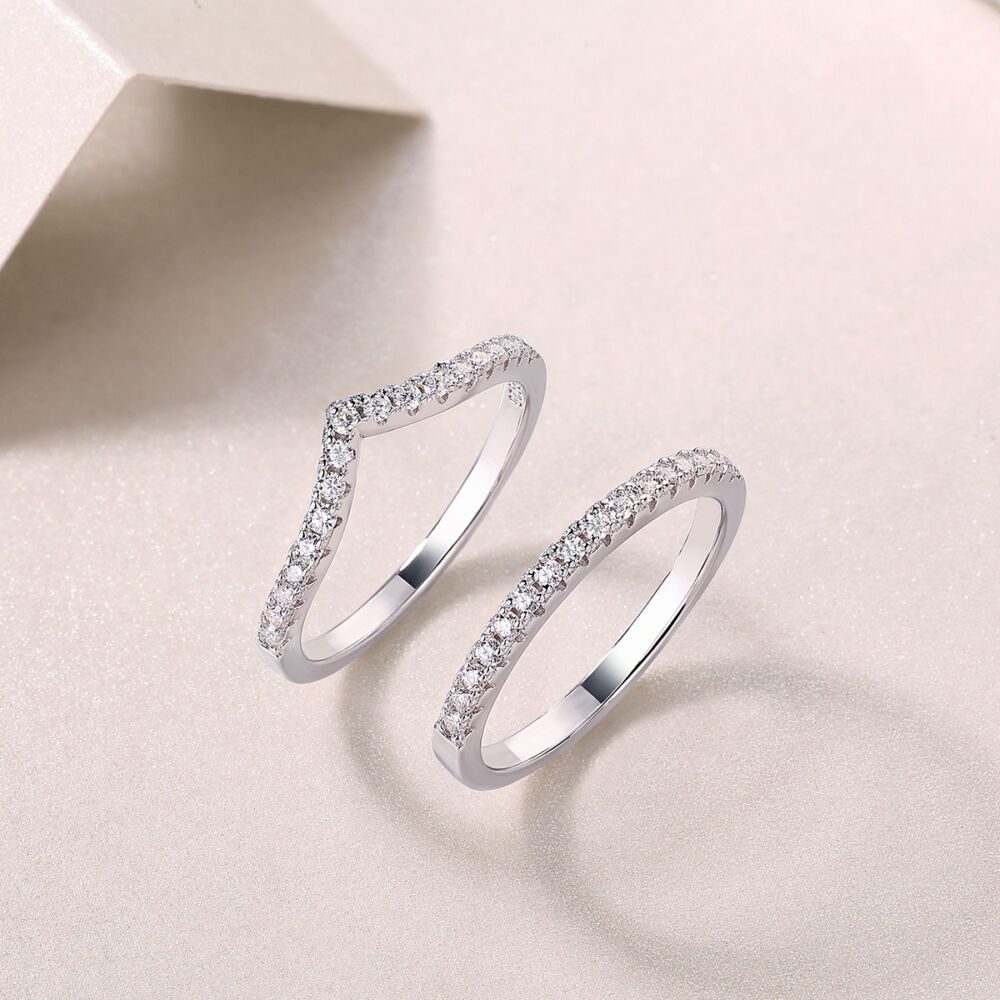 Crown Diamond Ring Luxury And Stylish Moissanite Silver Ring - Image 3