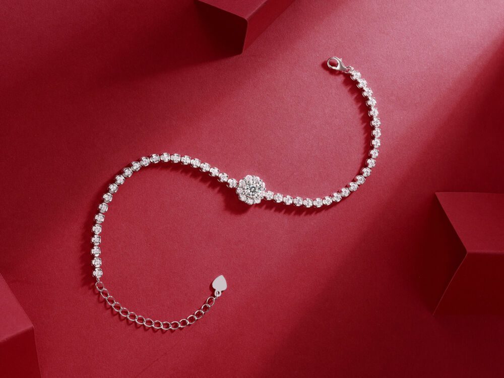 The Bridge Of Magpies Luxury Fashion Mosan Diamond Silver Jewelry Comparable To Natural Diamond Bracelet - Image 5