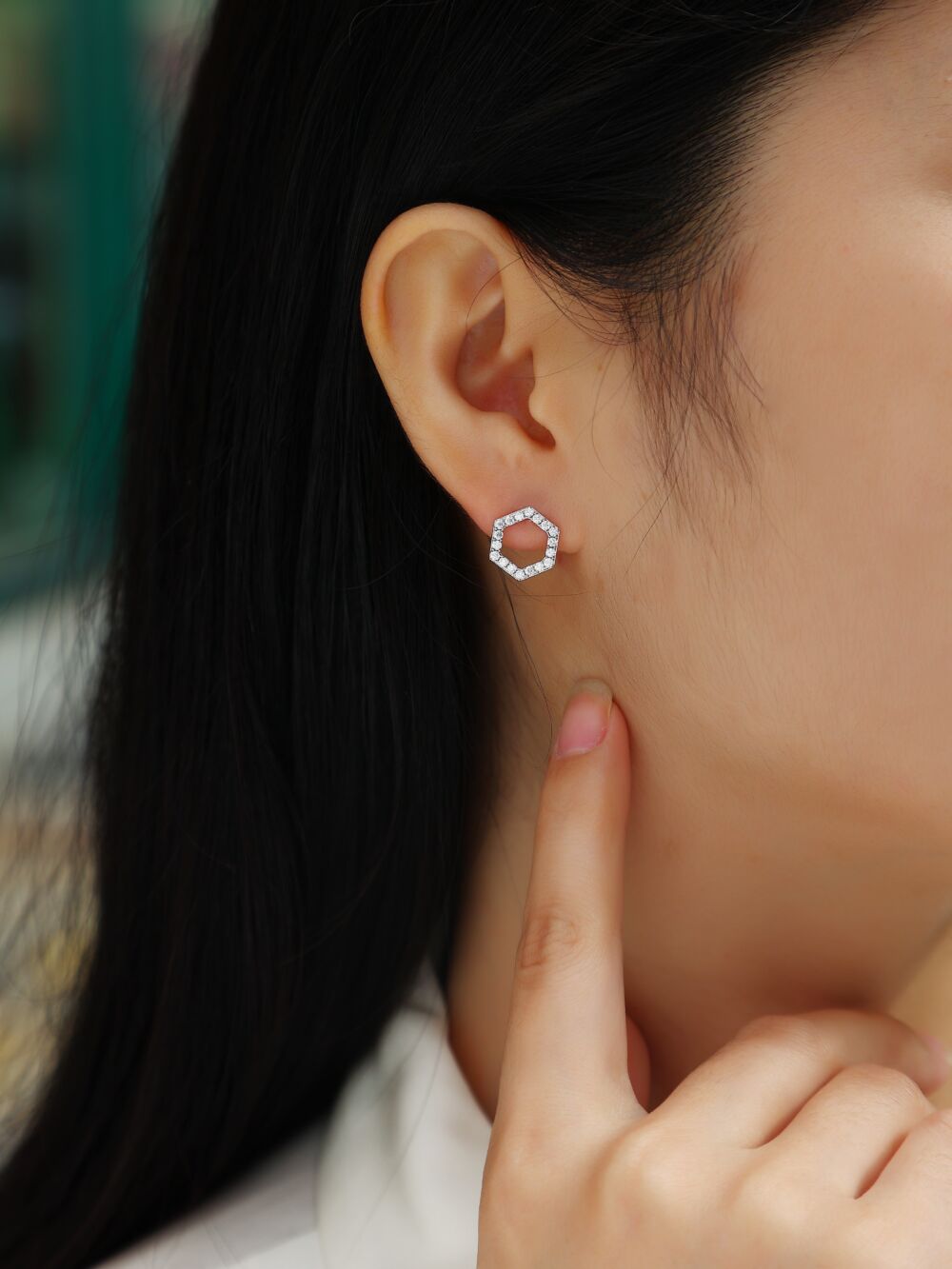 Empowering The Future - Fashionable, Trendy And Affordable Jewelry With Moissanite S925 Sterling Silver And Platinum-plated Stud Earrings - Image 6