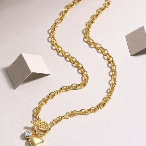 Meteor Wish Luxury Fashion Diamond Pendant Necklace Set With Mosan Diamond Silver Ornaments