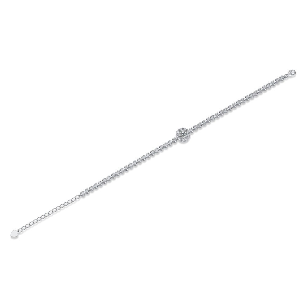 The Bridge Of Magpies Luxury Fashion Mosan Diamond Silver Jewelry Comparable To Natural Diamond Bracelet - Image 2