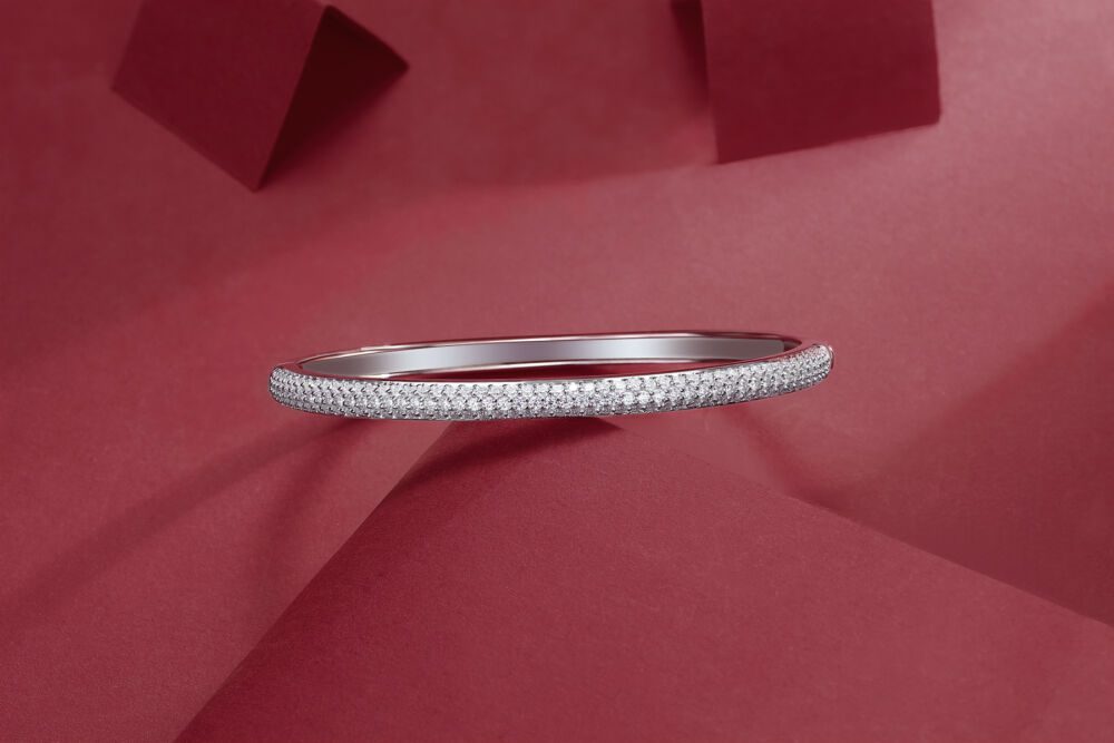 Monologue Luxury Fashion Set Mosan Diamond S925 Silver Bracelet - Image 6