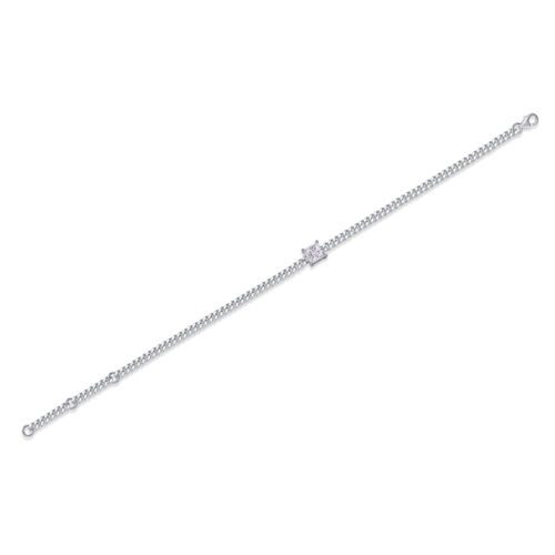 Resolute Luxury Fashion Mossan Diamond S925 Silver Bracelet