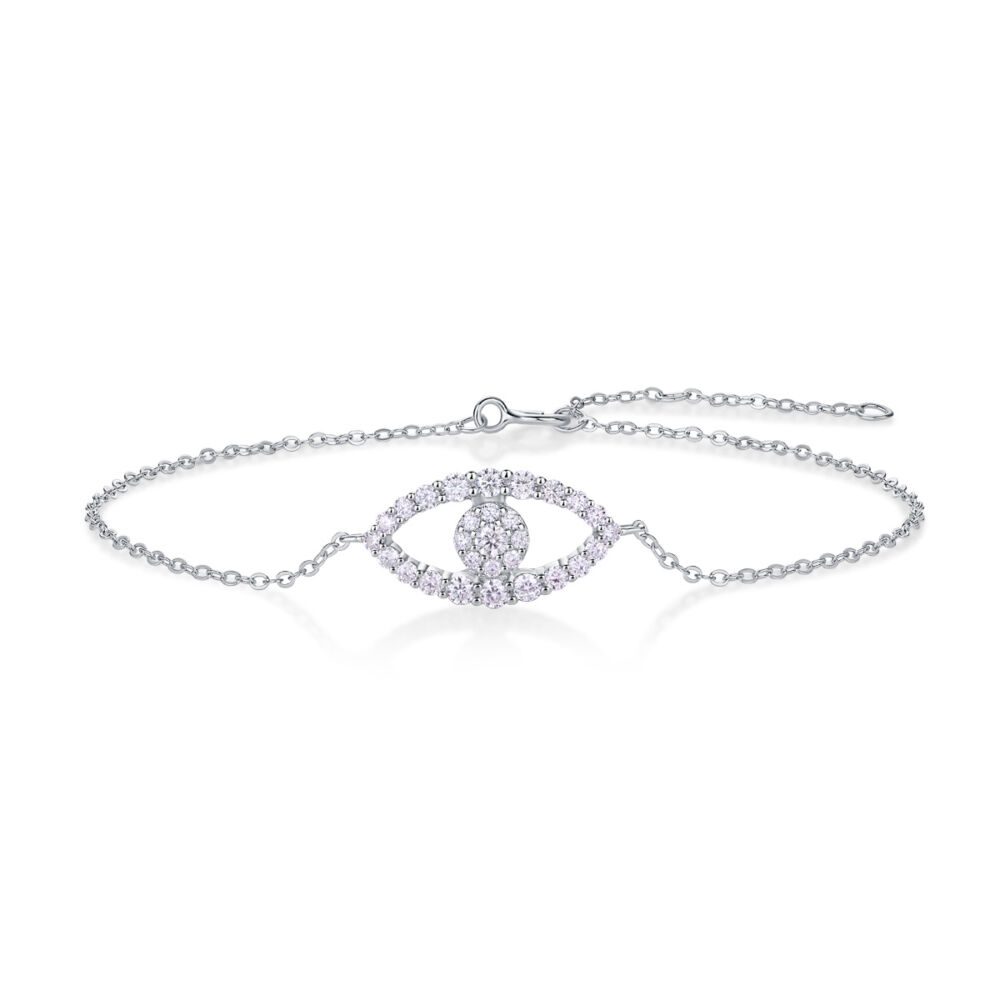 Wishing Elf Luxury Fashion Mosan Diamond S925 Silver Bracelet - Image 2