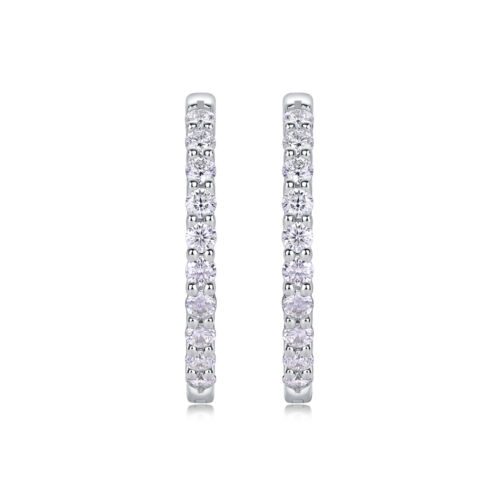 Moonwake Hoops  Ethereal Sparkle in S925 Silver