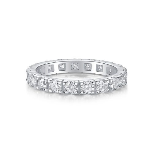 Starry Sky Diamond Ring Luxury Fashion Set Moissanite Silver Ring