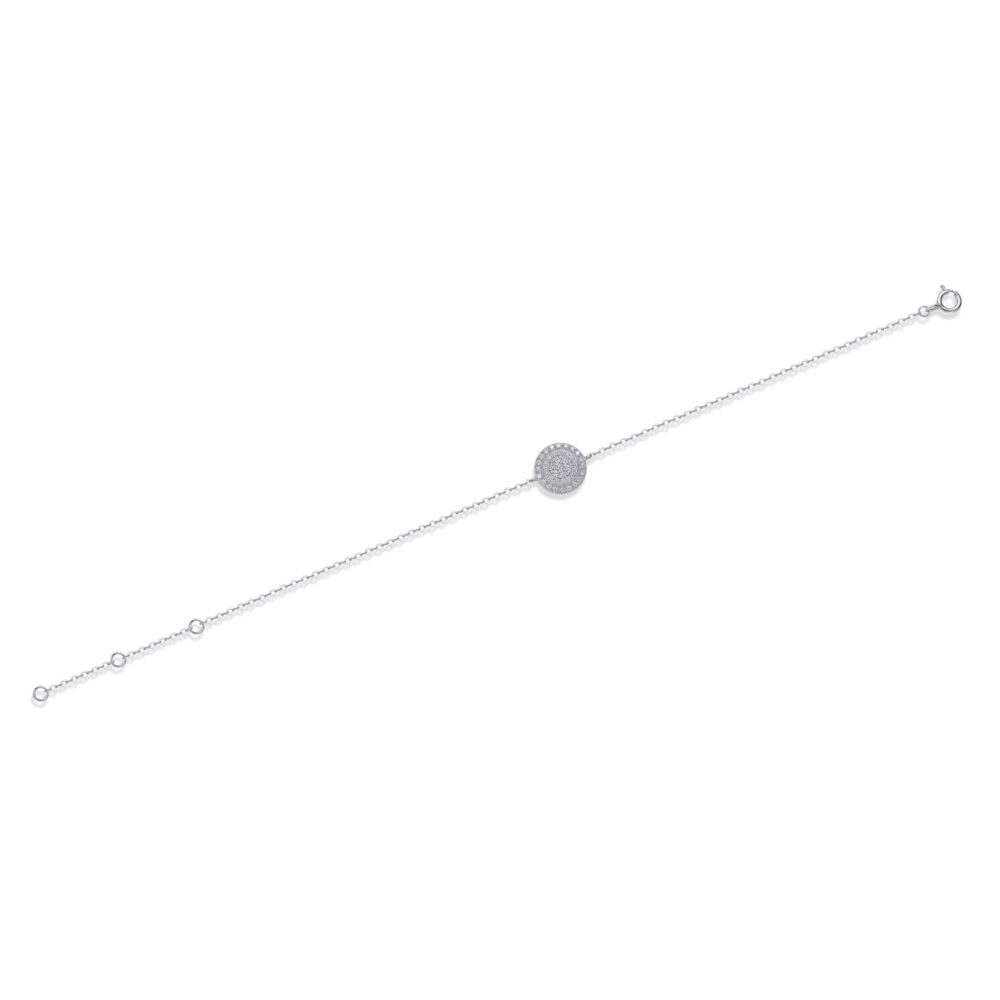 Luxury Fashion Mossan Diamond S925 Silver Bracelet - Image 2