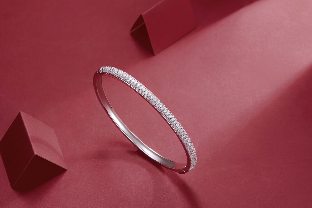 Monologue Luxury Fashion Set Mosan Diamond S925 Silver Bracelet - Image 5