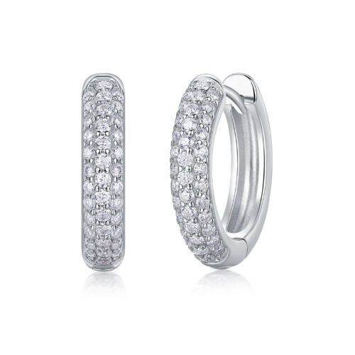 Corner Star Diamond Set Moissanite Silver Earrings Luxury Fashion Diamond Earrings Stud Earrings