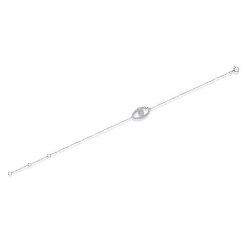 Wishing Elf Luxury Fashion Mosan Diamond S925 Silver Bracelet