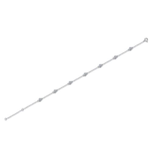 Smart Bubble Luxury Fashion Mossan Diamond S925 Silver Bracelet Comparable To Natural Diamonds