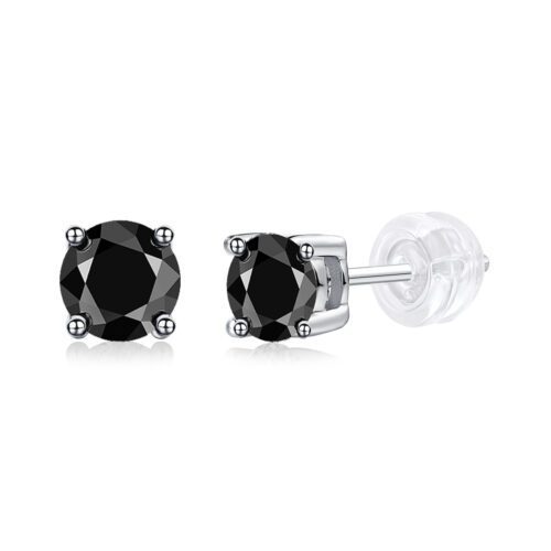 Midnight Vow – Luxury Black Diamond-Inspired Studs