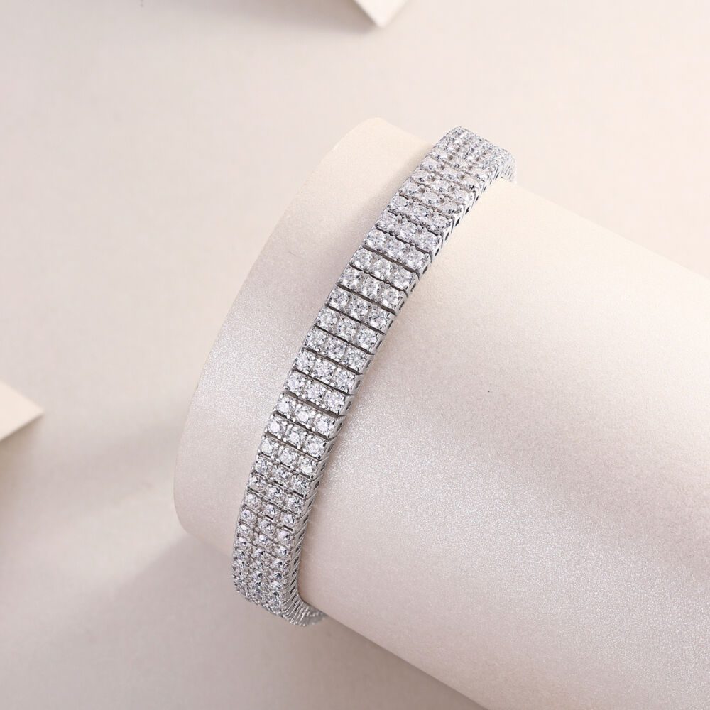 Chain Guanghua Luxury Fashion Mosan Diamond S925 Silver Bracelet Comparable To Natural Diamonds - Image 4
