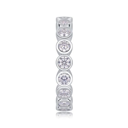 Diamond Ring Luxury Fashion Set Moissanite Silver Ring